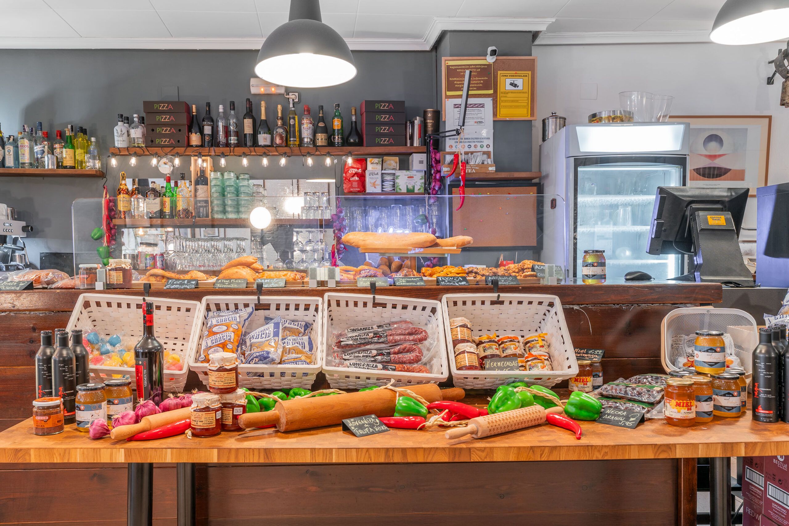 foto de la cafetería