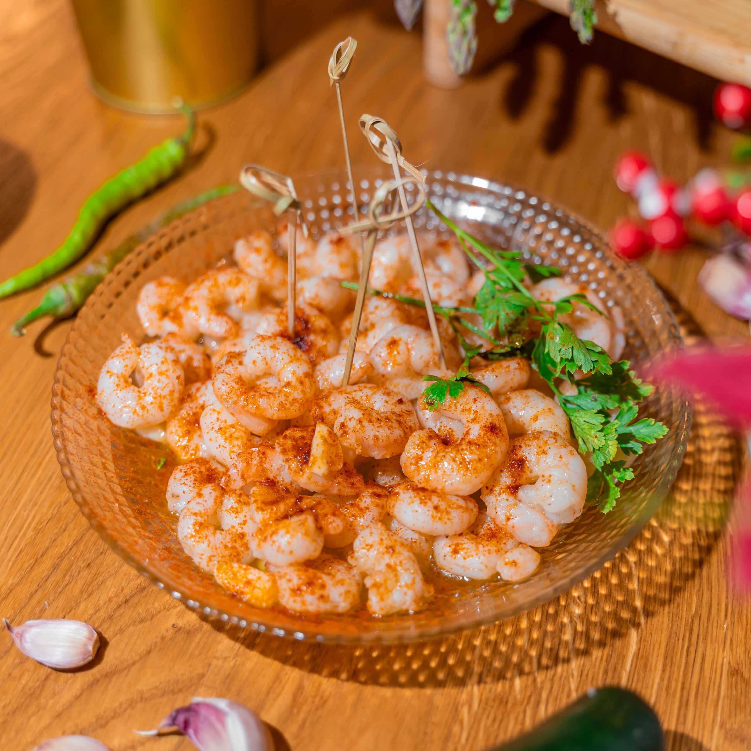 Plato del restaurante - Gambas al ajillo
